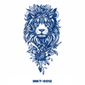 INKT-0012 Floral Lion Emblem
