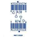 INKT-0028 I Love You Barcodes
